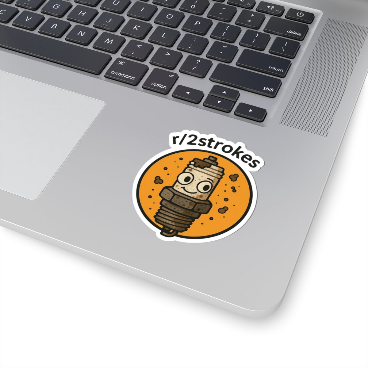 Braaaapie Spark Plug Sticker – 2-Stroke Life Decal